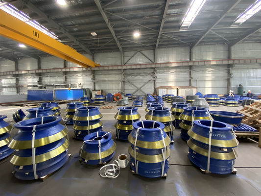 Vernietigers Spare wear parts Mantle Concave Bowl Liner voor Stone Cone Crusher