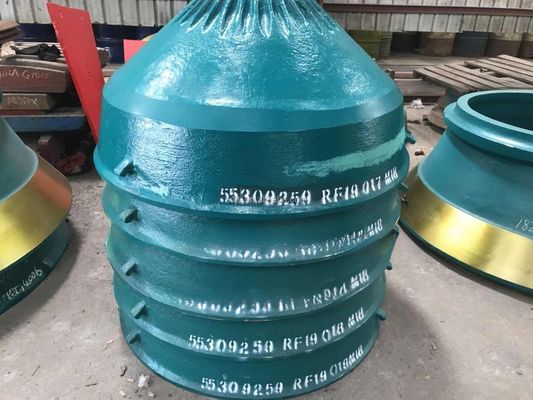 Energie-mijnbouwbreker HP4 Kegelbreker slijtage delen mantel en concave met bewerkingsproces