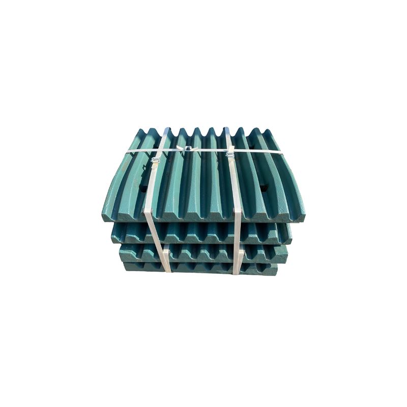 Kleurrijke Precision-Cast Jaw Plate van hoog manganstaal voor C120 Jaw Crusher slijtagelementen