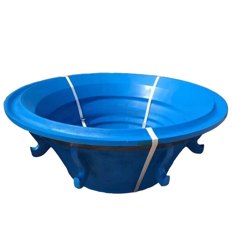 Hoogmanganes staal Concave Bowl Liner voor Symons Stone Crusher 1000 KG Gewichtslimiet