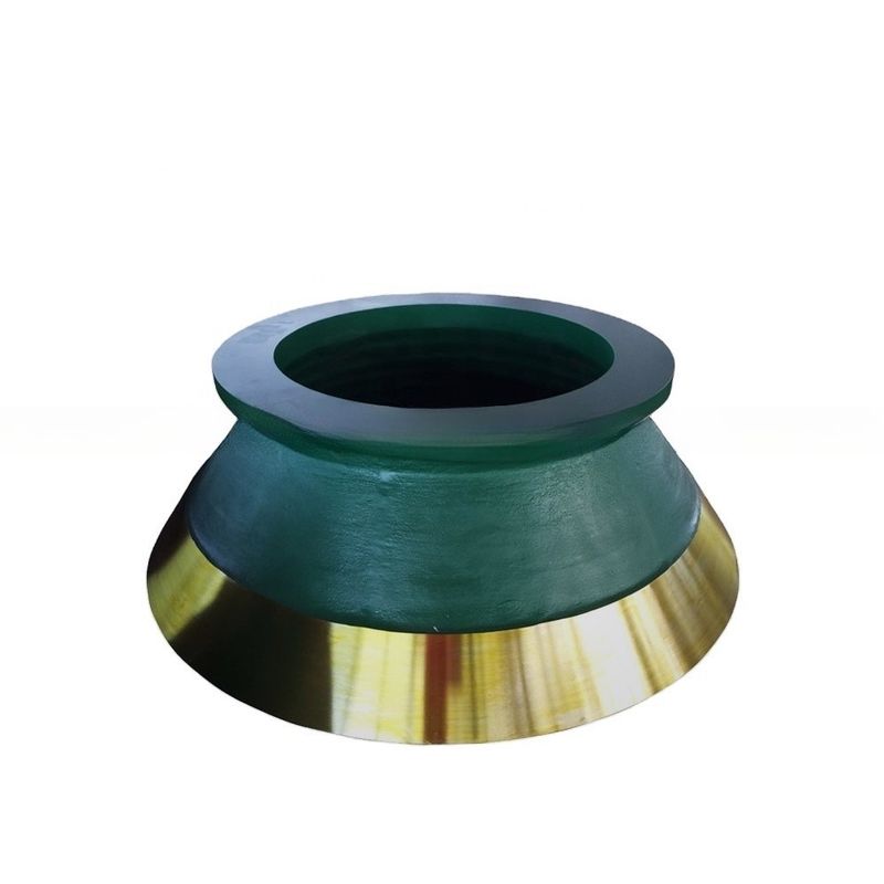 Langdurige HP500 Crusher Bowl Liner in Mn18Cr2 materiaal voor aangepaste slijtagelementen