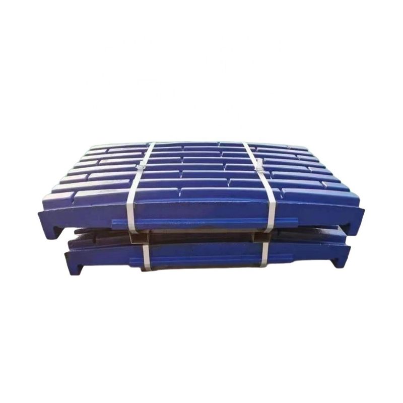 Verbranding van de kaakbreker met vaste kaakplaat 814320042100 voor C100-machine-type-breker